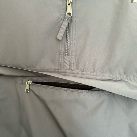 University of Missouri Gray Rain Jacket Windbreaker Pullover Half Zip - Picture 2 of 5
